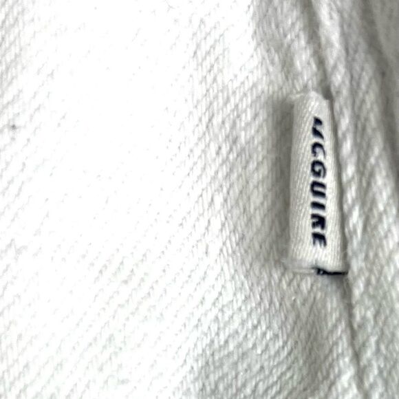 Anthropologie McGuire Ginsburg Bootcut High Rise White Jeans - Picture 9 of 16